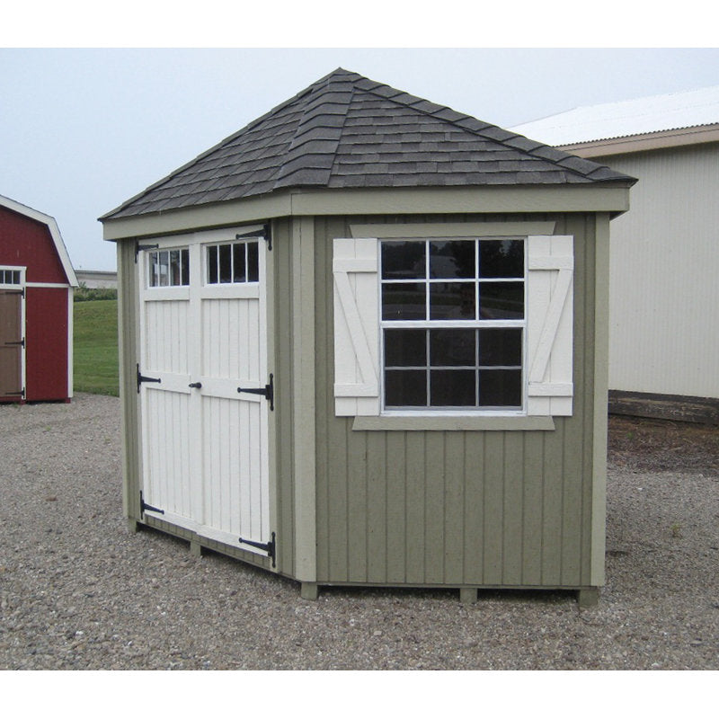 10' W x 10' D Colonial 5 Corner Shed