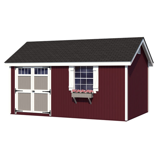 10.4' x 10' x 20' Colonial Pinehurst Storage Shed