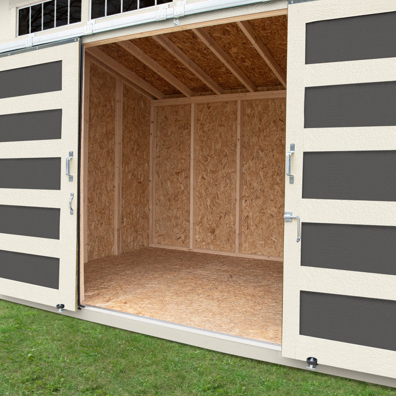 Palisade 12 ft. W x 8 ft. D Wood Storage Shed