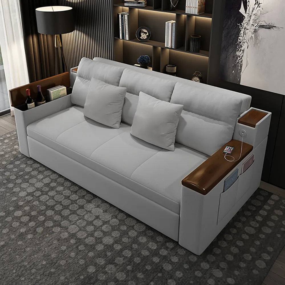 Space-saving Multi-purpose living Room Furniture Modern fabric folding sofa bed