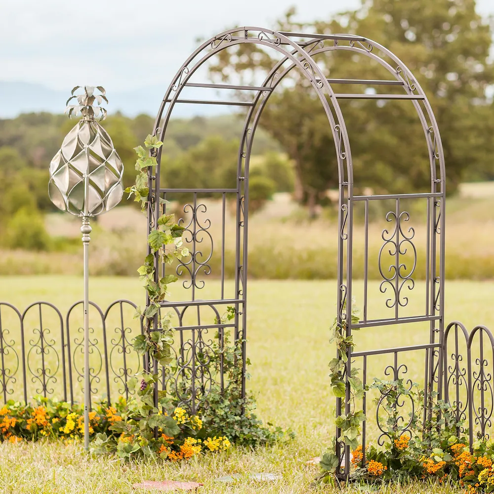 💥Clearance sale for only $36.99🏡Montebello Metal Garden Arbor