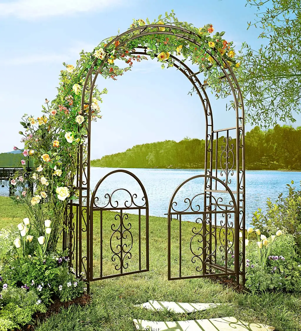 💥Clearance sale for only $36.99🏡Montebello Metal Garden Arbor