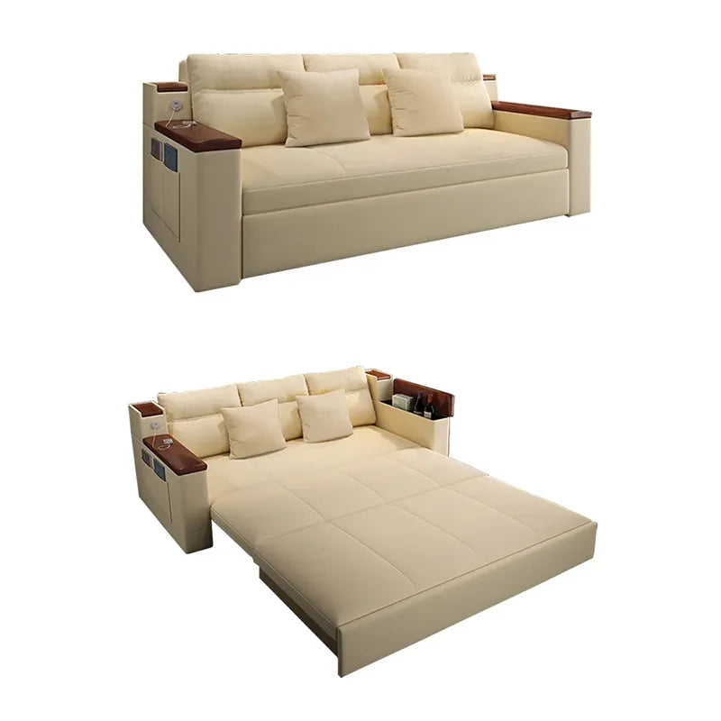 Space-saving Multi-purpose living Room Furniture Modern fabric folding sofa bed