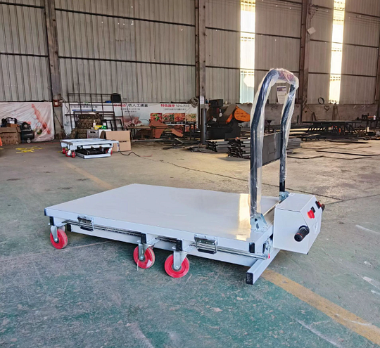 🔥Manufacturer Promotions✨Portable electric hydraulic lifting flatbed handcart