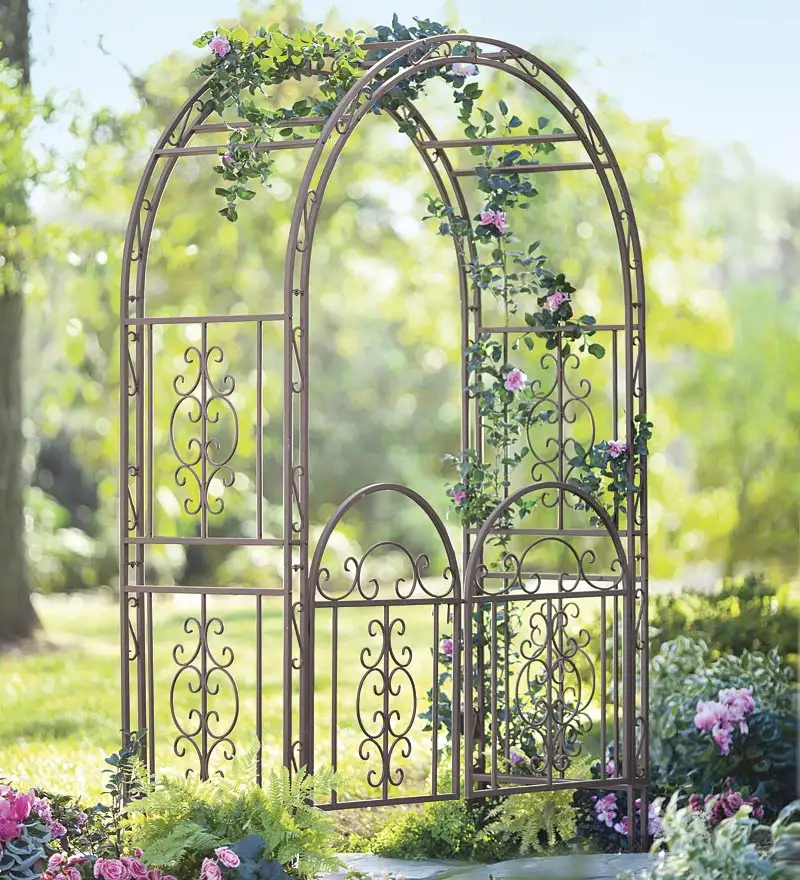 💥Clearance sale for only $36.99🏡Montebello Metal Garden Arbor