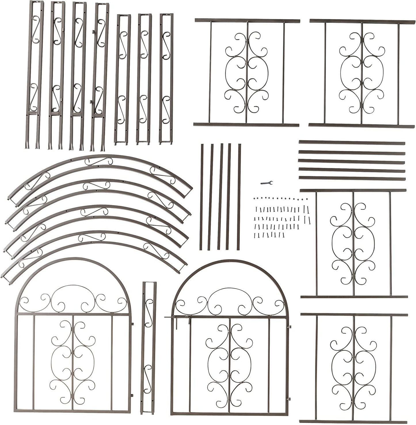 💥Clearance sale for only $36.99🏡Montebello Metal Garden Arbor