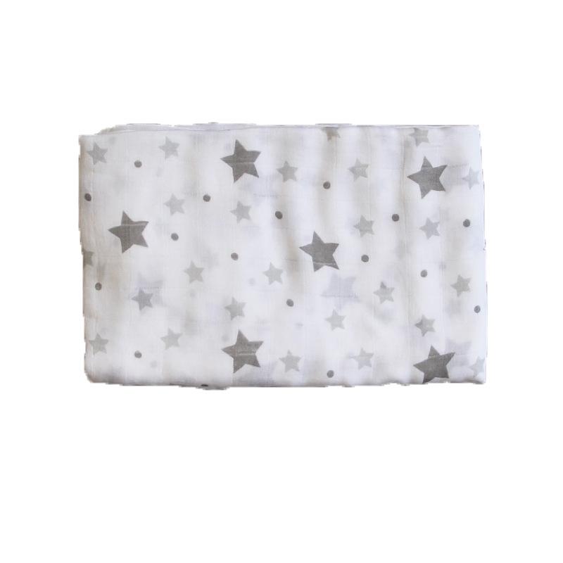 Two layer muslin bamboo fiber baby bath towel blanket wrapper Wholesale