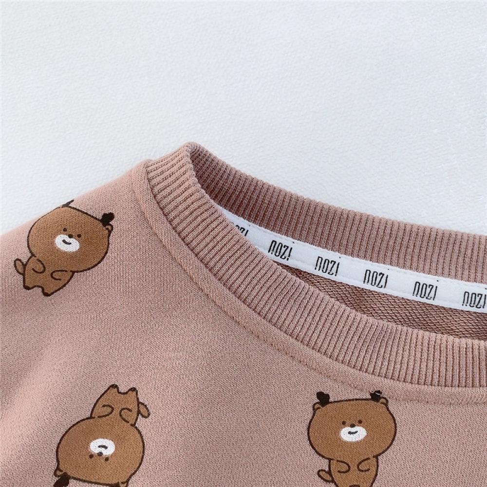 Baby Autumn Clothes Boys and Girls Baby Print Sweatshirt Autumn Tops Wholesale