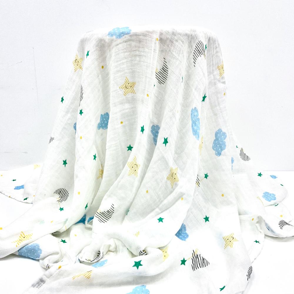 Baby Gauze Blanket Newborn Swaddling Towel Bamboo Cotton Wholesale Baby Blanket