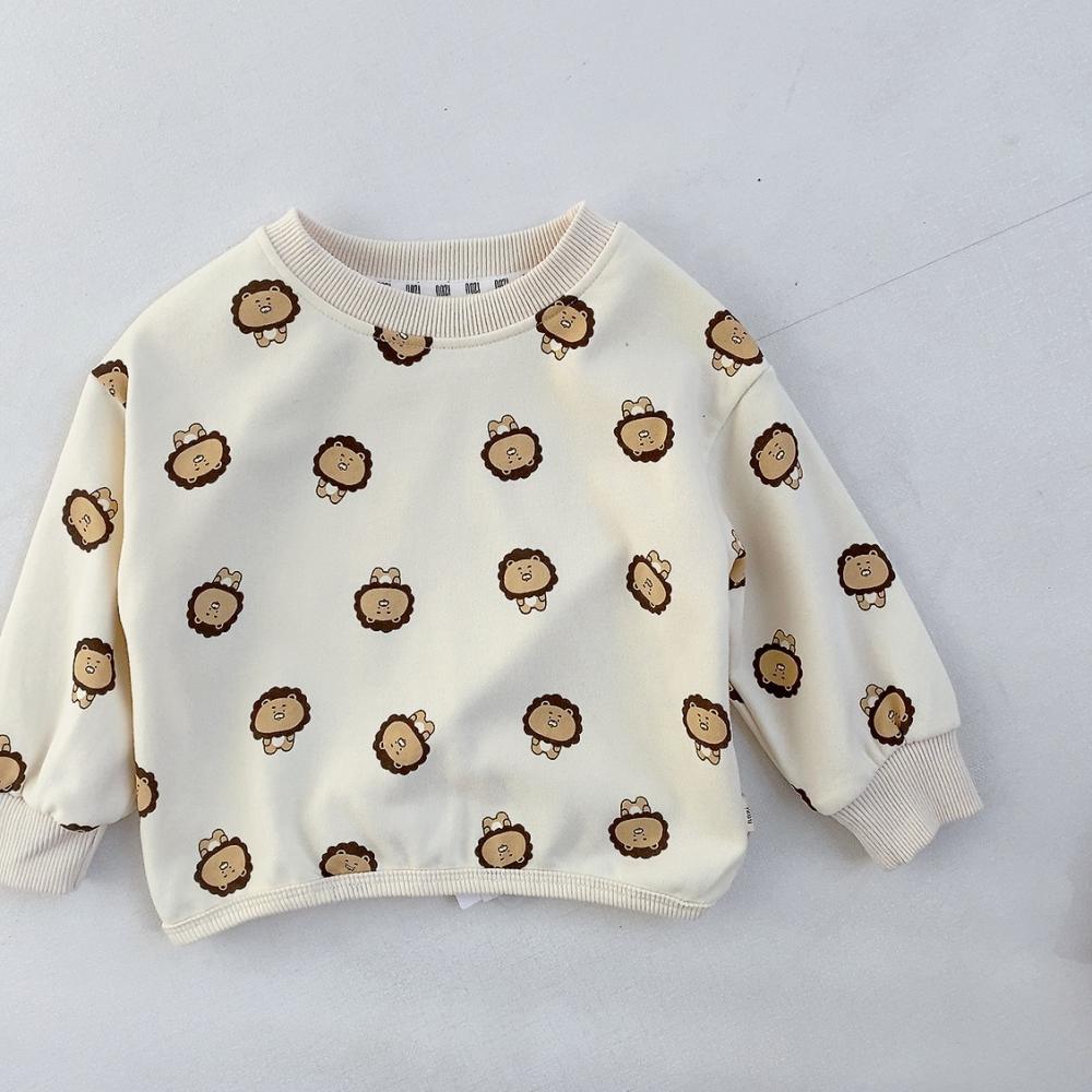 Baby Autumn Clothes Boys and Girls Baby Print Sweatshirt Autumn Tops Wholesale