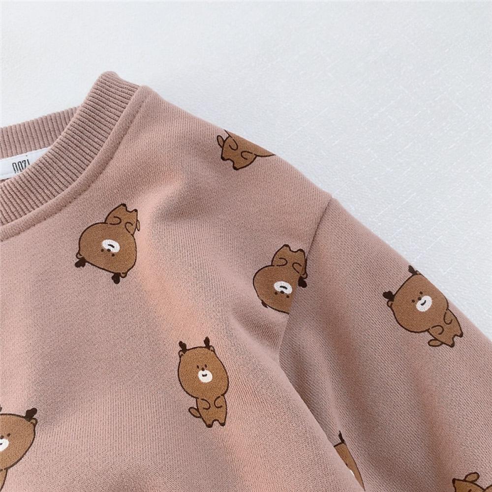 Baby Autumn Clothes Boys and Girls Baby Print Sweatshirt Autumn Tops Wholesale