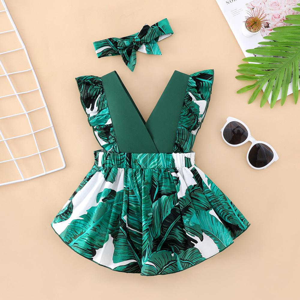 Newborn Baby Girls Summer Dress Romper Baby Boutique Clothing Wholesale