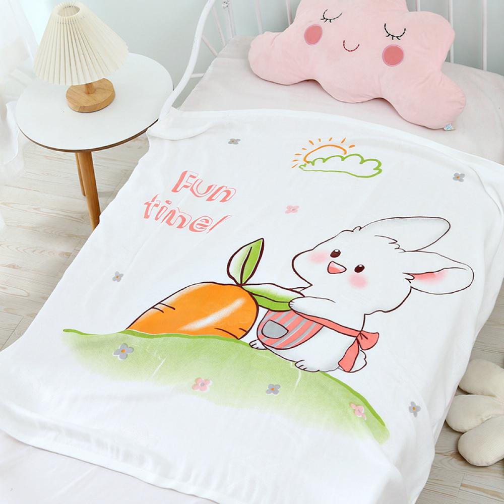 Baby Summer Double Gauze Bamboo Fiber 110*110CM Wholesale Baby Blanket