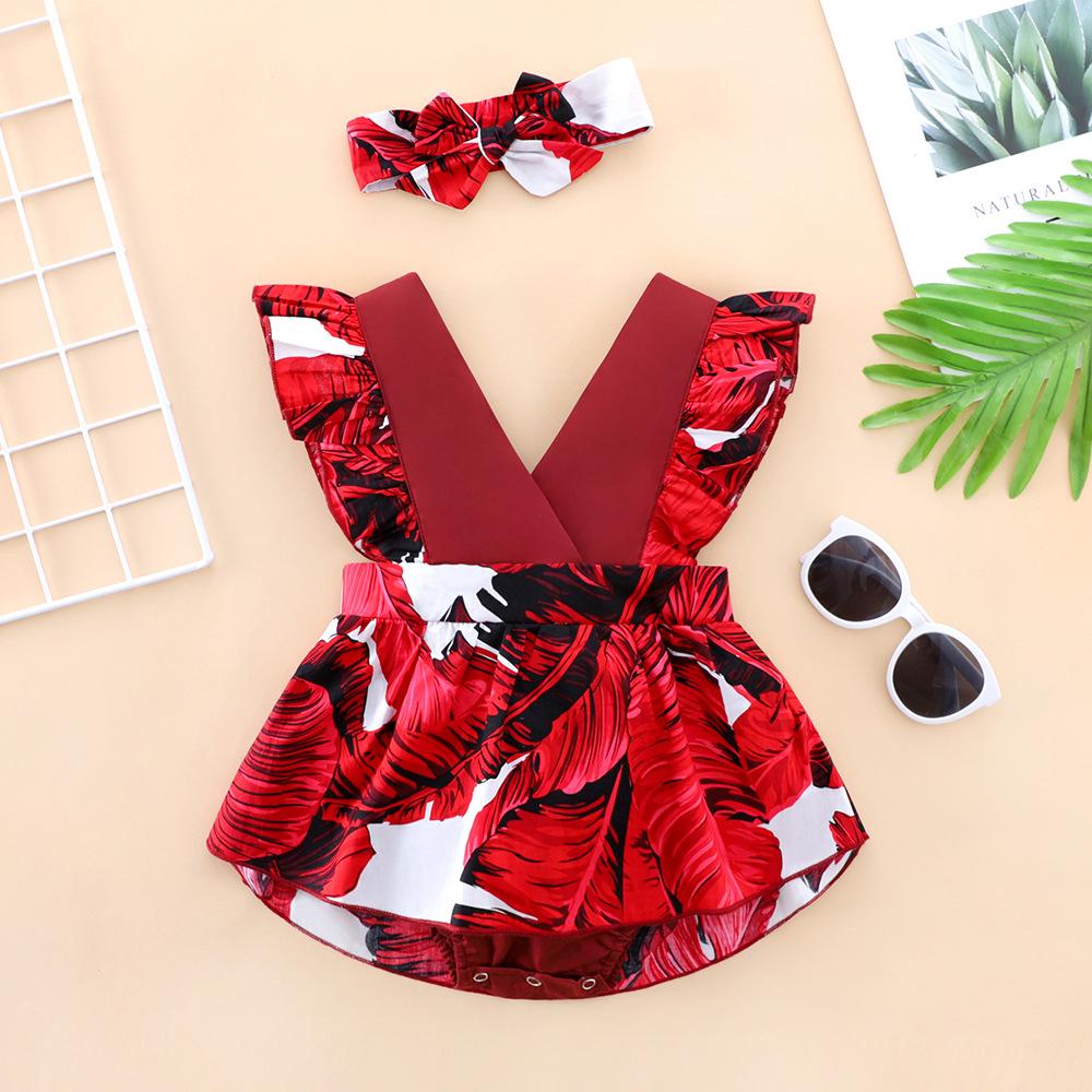 Newborn Baby Girls Summer Dress Romper Baby Boutique Clothing Wholesale