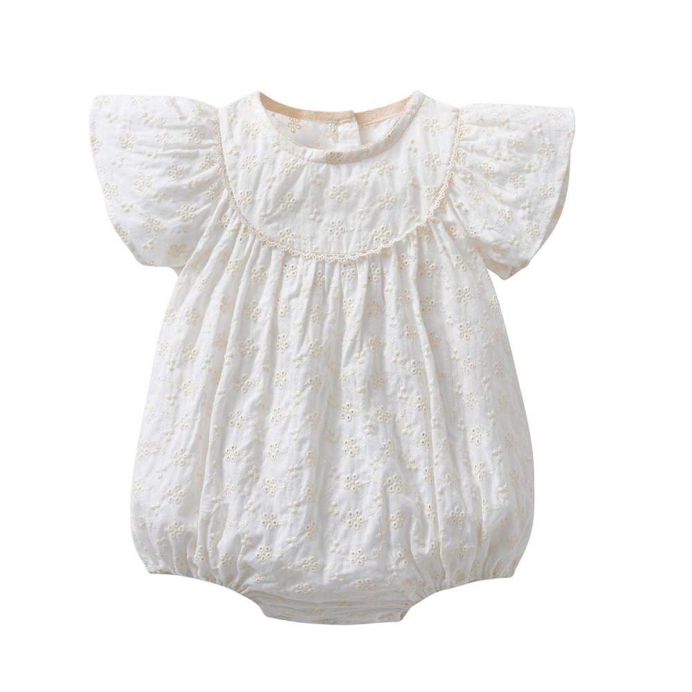 Newborn Baby Girls Romper Summer Lace Printed Sweet Jumpsuit Buy Baby Clothes Wholesale